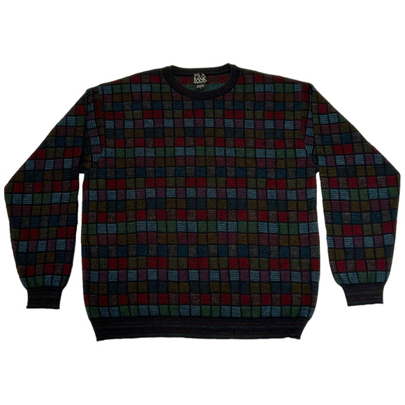 Jos. A. Bank Other - Vintage Jos A. Bank Merino Wool Crewneck Knit Grandpa Sweater Large